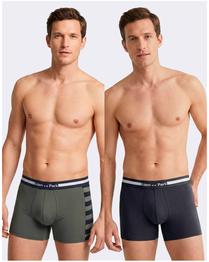 Lot de 2 shortys en Coton Eden Park H80 (GN004)