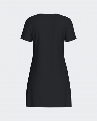 Chemise de nuit à manches courtes en modal Eden Park H86 (Marine)