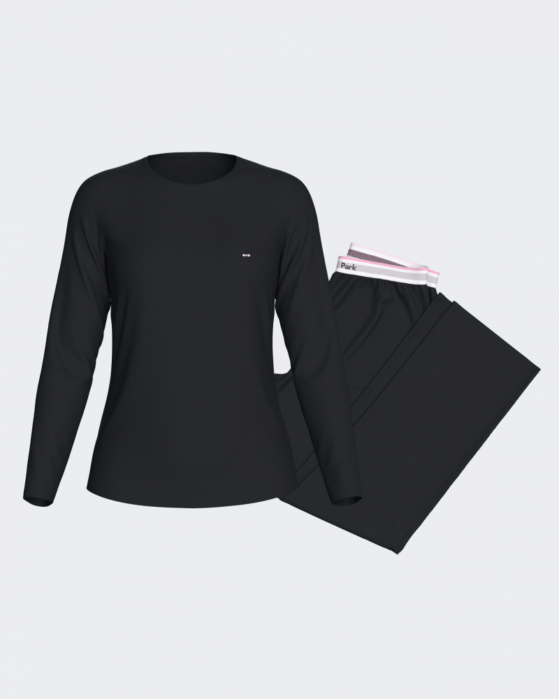 Long modal pyjamas Eden Park H86 (Marine)