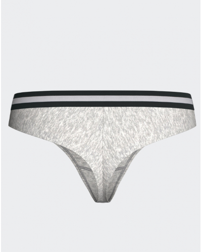 Tanga en coton Eden Park (Gris Chiné)