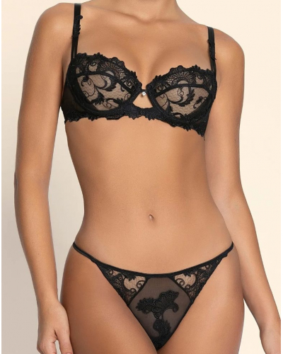 String sexy Lise Charmel Dressing Floral (Noir)