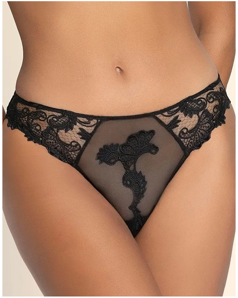 Calzoncillo seducción Lise Charmel Dressing Floral (Negro)