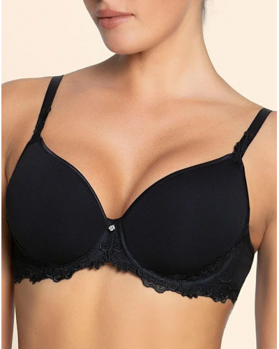 Plunge spacer bra Lise Charmel Dressing Floral (Black)