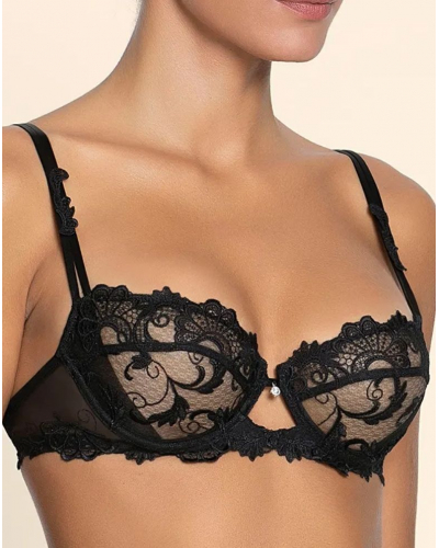 Sujetador corbeille Lise Charmel Dressing Floral (Negro)