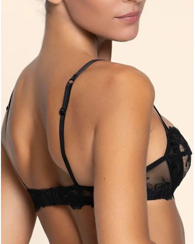 Sujetador corbeille Lise Charmel Dressing Floral (Negro)