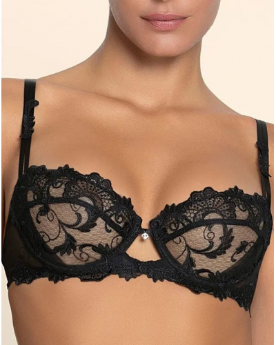 Soutien-gorge corbeille Lise Charmel Dressing Floral (Noir)