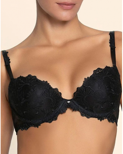 Sujetador preformado Lise Charmel Dressing Floral (Negro)