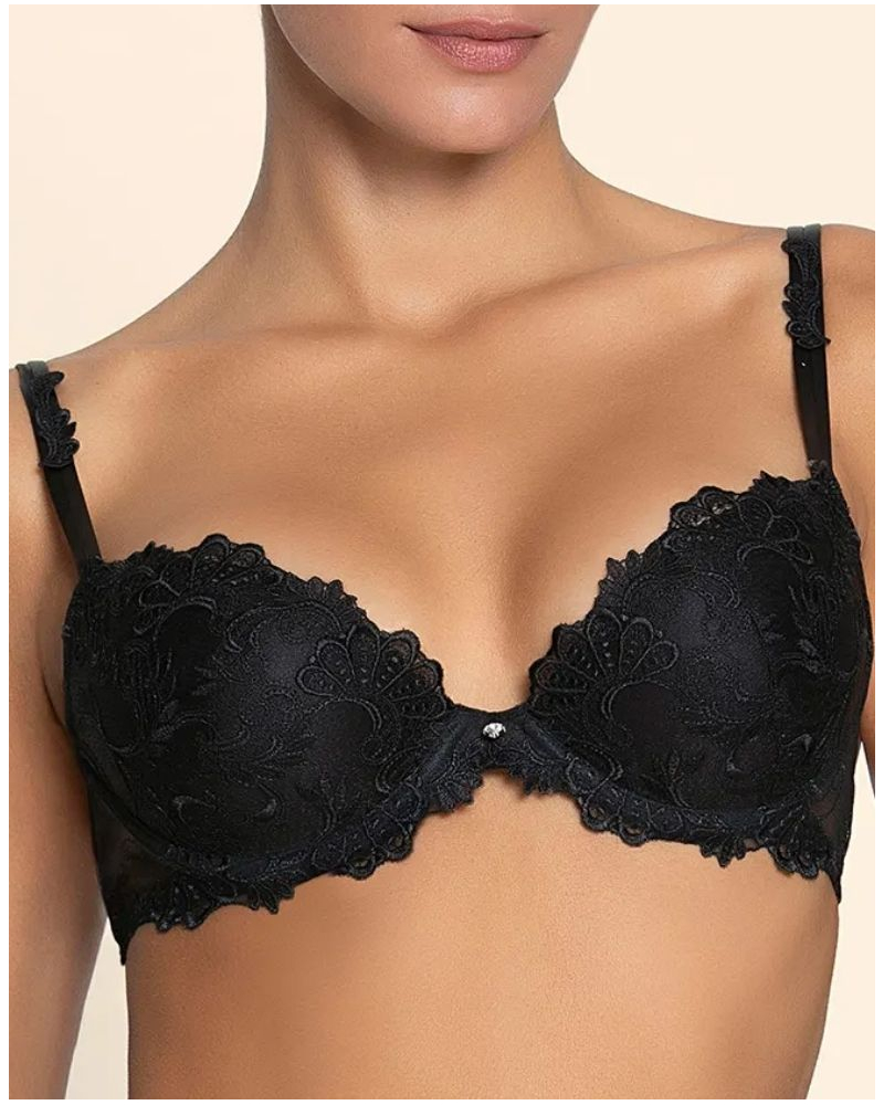 Soutien-gorge coque Lise Charmel Dressing Floral (Noir)