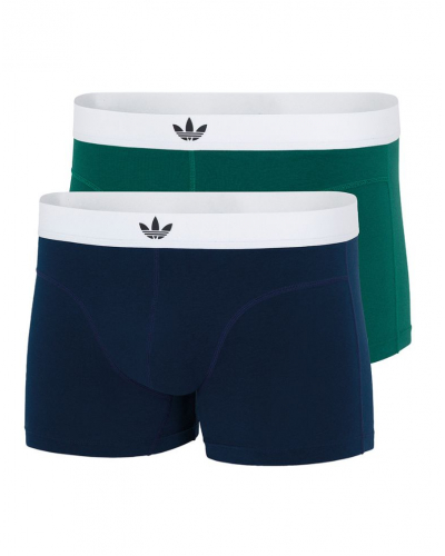 Paquete de 2 boxers Adidas Active Comfort Flex Cotton Body Line (Vert/Bleu nuit)