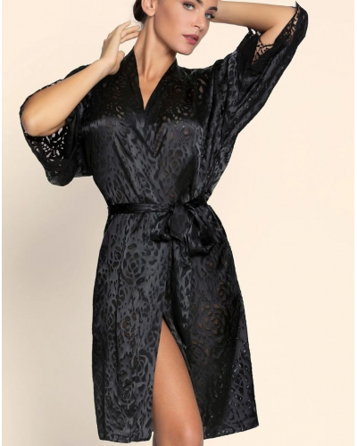Négligé Lise Charmel Dressing Floral (Black)