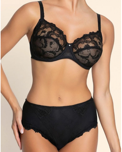 Soutien-gorge armatures bien-être de Lise Charmel Dressing Floral (Noir)