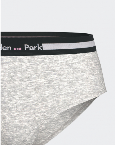 Boxer en coton Eden Park (Gris Chiné)