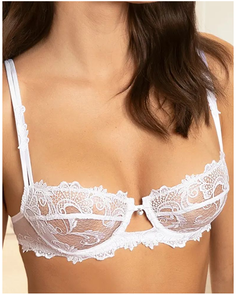 Demi bra Lise Charmel Dressing Floral (White)