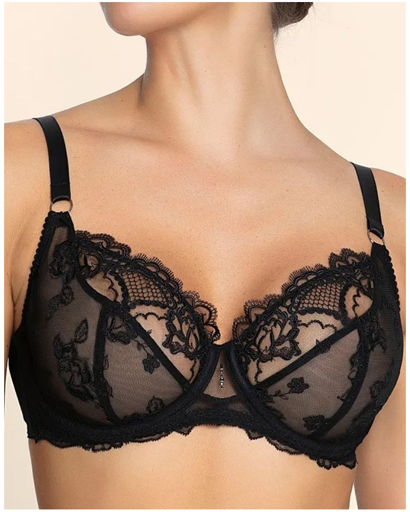 Sujetador corbeille fitting Lise Charmel Sublime en Dentelle (Negro)