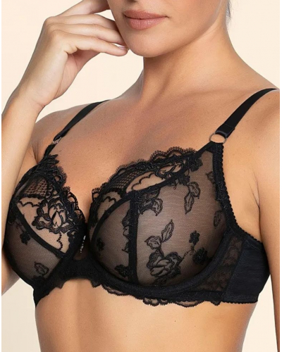Sujetador corbeille fitting Lise Charmel Sublime en Dentelle (Negro)