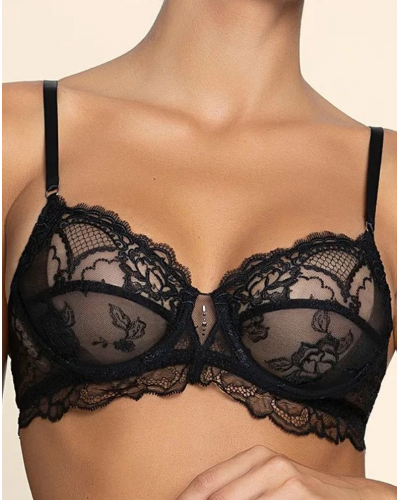 ra Lise Charmel Sublime en dentelle (Black)