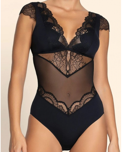 Body espalda descubierta Lise Charmel Sublime en Dentelle (Negro)