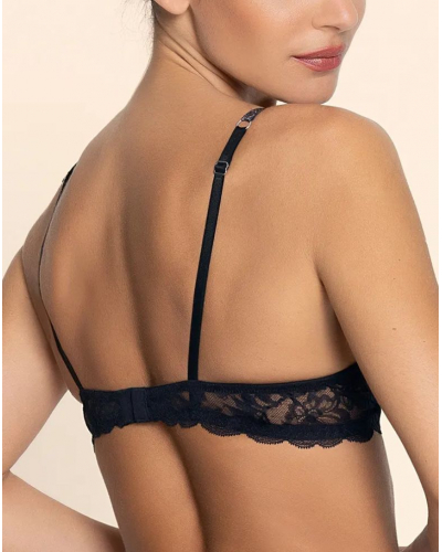 Glamour bra Lise Charmel Cuir Sexy Couture (Noir Argent)