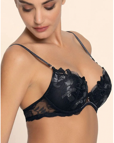 Sujetador preformado Lise Charmel Cuir Sexy Couture (Noir Argent)