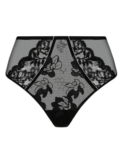 Sexy shorty Lise Charmel Cuir Sexy Couture (Noir Argent)