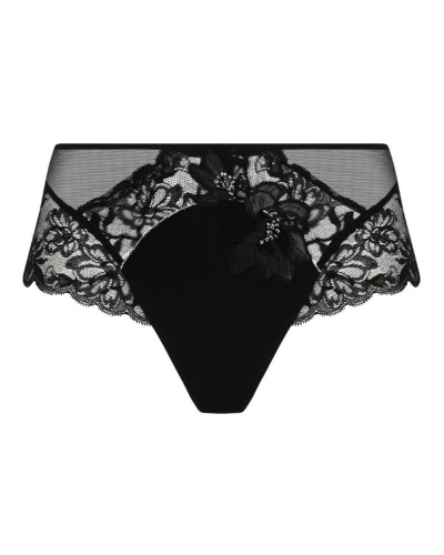 Shorty Lise Charmel Cuir Sexy Couture (Noir Argent)