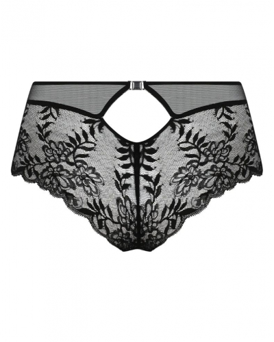Shorty Lise Charmel Cuir Sexy Couture (Noir Argent)
