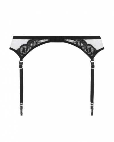 Portaligas Lise Charmel Cuir Sexy Couture (Noir Argent)