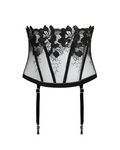 Forma de la cintura Lise Charmel Cuir Sexy Couture (Noir Argent)