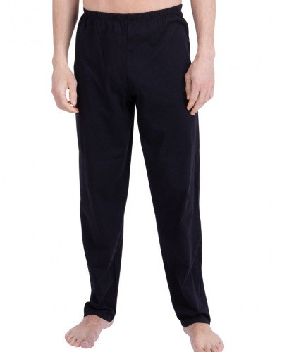 Long pyjama 100% cotton Athena (Gris Anthracite/Noir)