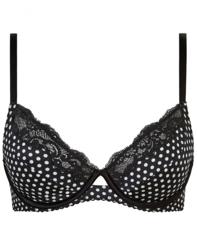 Underwired envelopping bra Chantelle Pulp Gloss (White Dot)