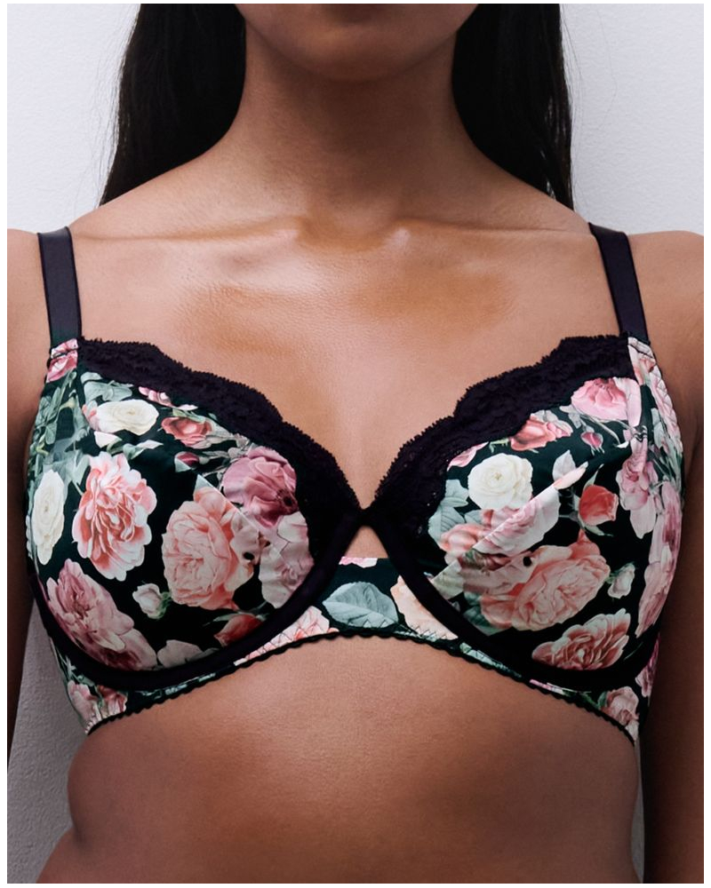 Soutien-gorge armatures enveloppant Chantelle Pulp Gloss (Dark Bouquet)