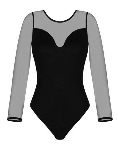 Modal body Lise Charmel Cuir Sexy Couture (Noir Argent)