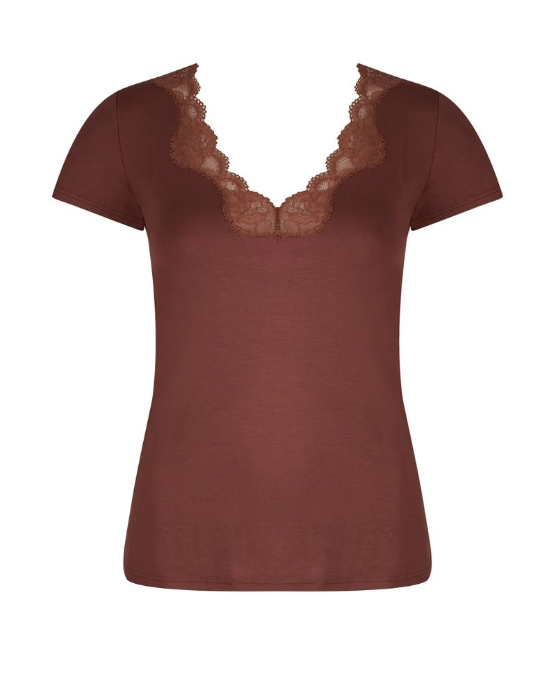 Short-sleeve t-shirt Antigel Simply Perfect (Châtaigne)