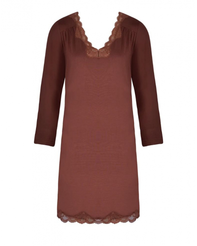 Camisón mangas largas bienestar Antigel Simply Perfect (Châtaigne)