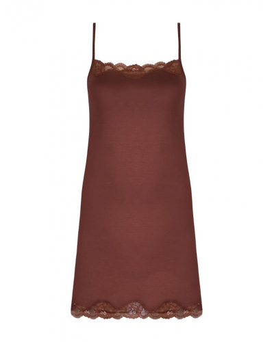Thin straps nightdress Antigel Simply Perfect (Châtaigne)