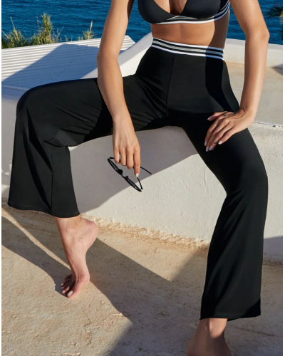 One-piece opened Swimsuit Maintain Swimmer Lise Charmel Energie Nautique (Encre Nautique)