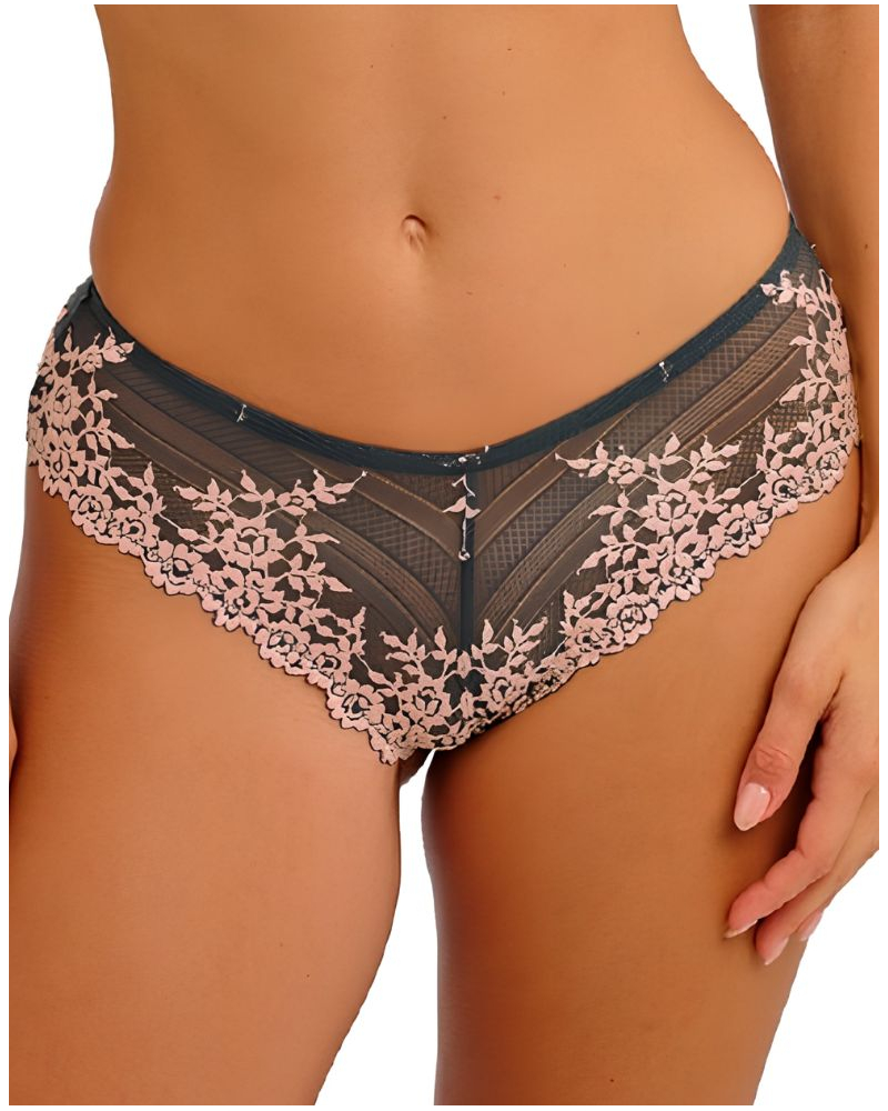 Tanga Wacoal Embrace Lace (Dark Slate/Cloud Pink)