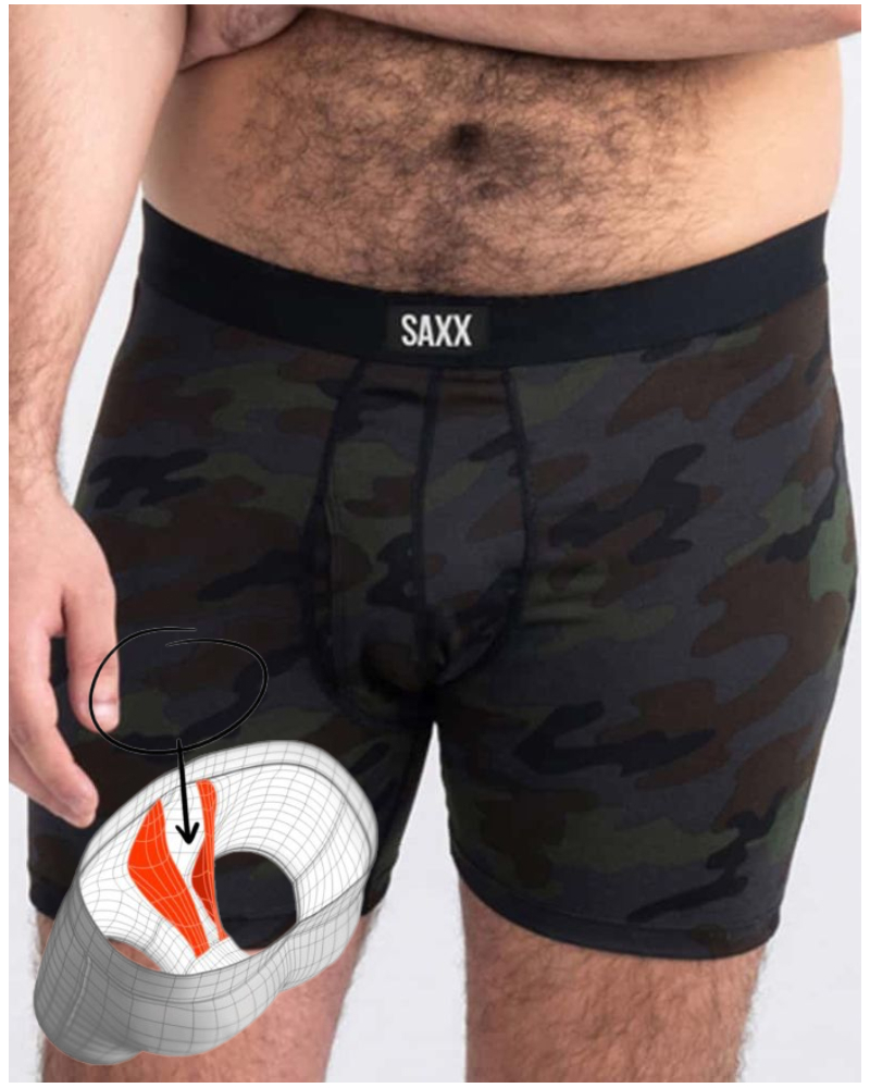 Bóxer Saxx Daytripper Comfort Stretch (Black Ops Camo)