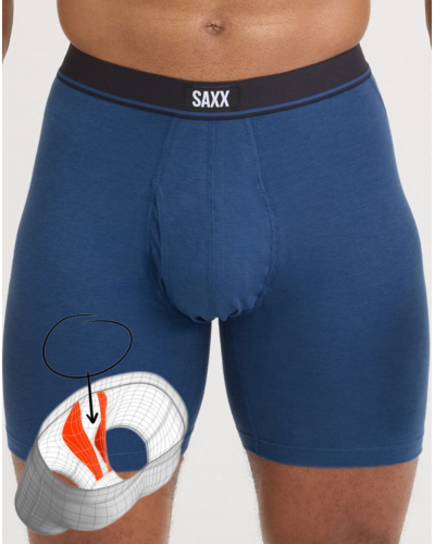 Boxer à bragette Saxx Essential Coton (Dark Denim)