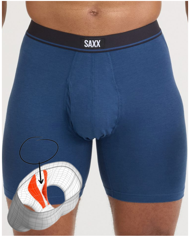 Boxer Saxx Essential Coton (Dark Denim)