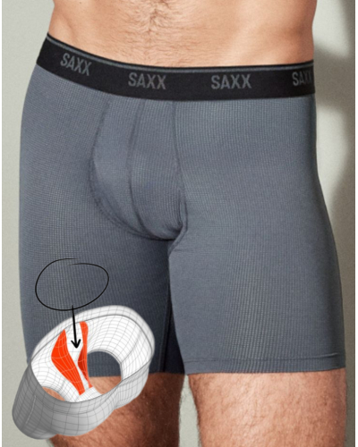 Bóxer con mosca Saxx Sport Quest Quick Dry Mesh (Turbulence)