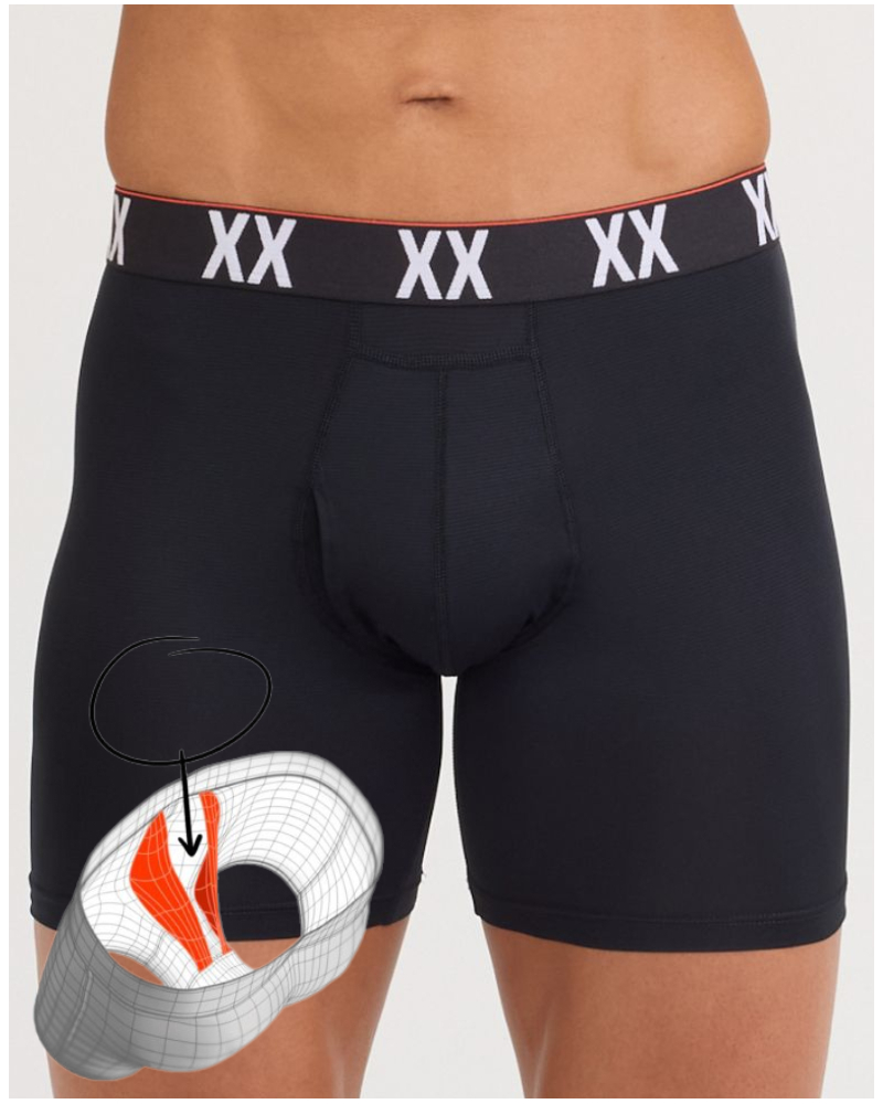 Boxer con bragueta Saxx Multi-sport Mesh (Negro)