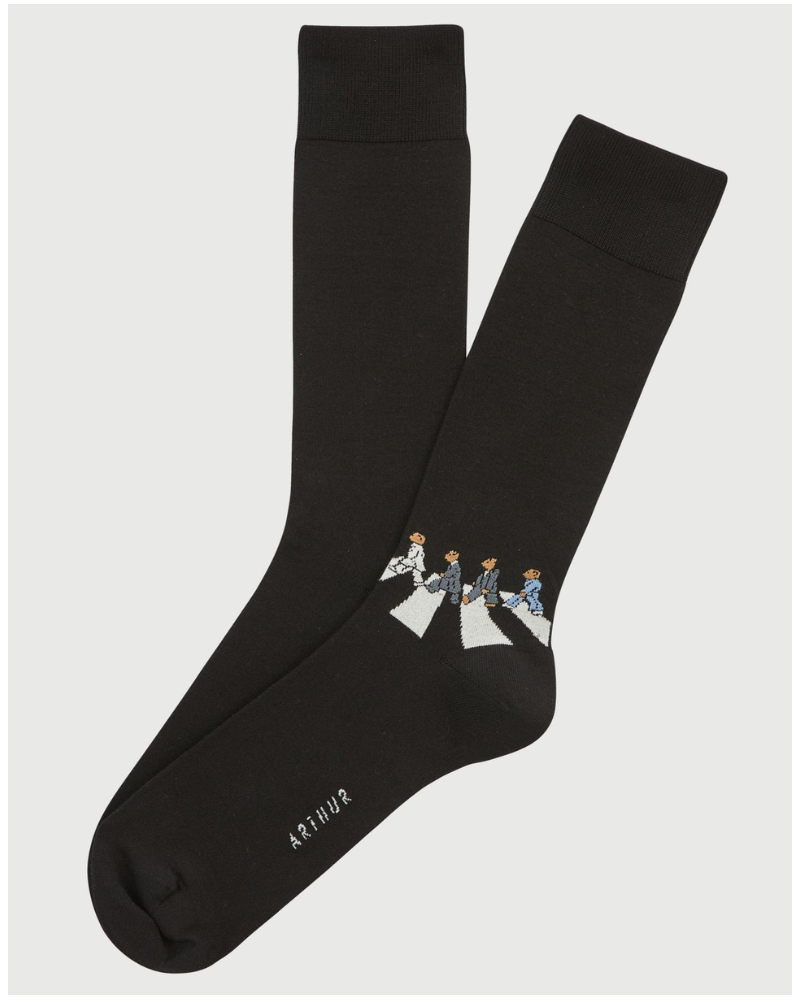 Cotton socks Arthur La Fantaisie (Black)
