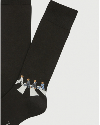 Chaussettes en coton Arthur La Fantaisie (Noir)