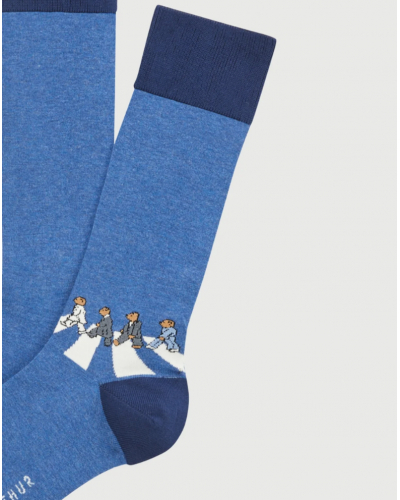 Cotton socks Arthur La Fantaisie (Denim)