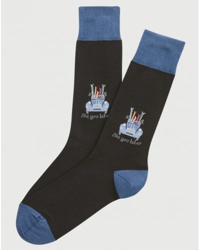 Calcetines de algodón Arthur La Fantaisie (Negro)