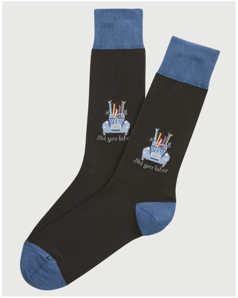 Calcetines de algodón Arthur La Fantaisie (Negro)