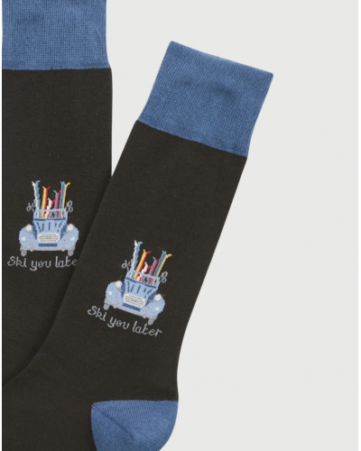 Chaussettes en coton Arthur La Fantaisie (Noir)