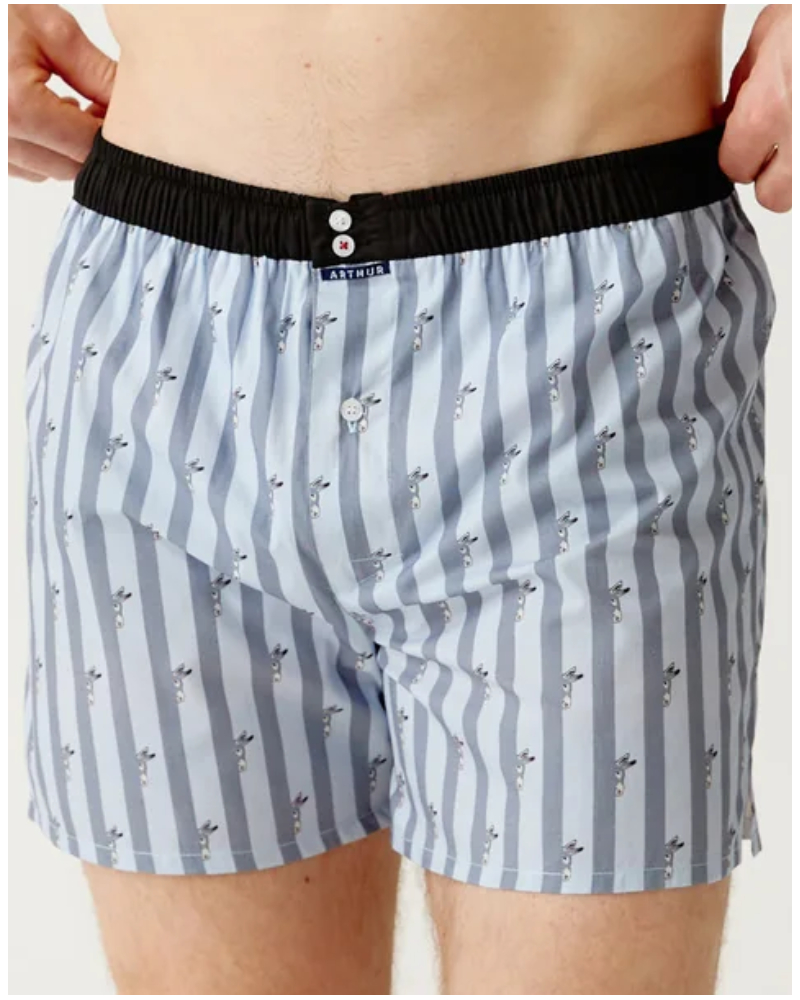Jockstrap 100% organic cotton Arthur (Bleu)