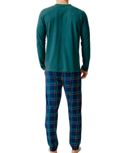 Pyjama long jersey 100% coton bio Ulysse Arthur (Marine)
